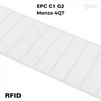 Selbstklebendes RFID-Etikett aus Folie für Scheibe, 96 x 22, EPC C1 G2, Monza 4QT
