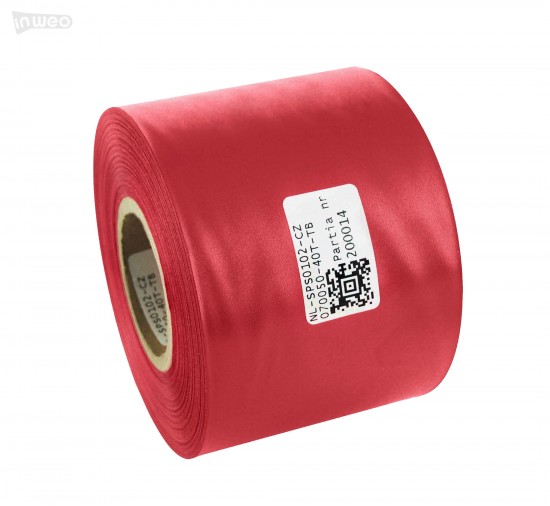 Rotes Satinband Premium 70 mm x 50 m