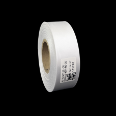 Doppelseitiges weißes PREMIUM-Satinband 30mm x 50mb