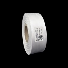 Doppelseitiges weißes PREMIUM-Satinband 35mm x 50mb