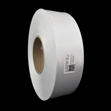 Doppelseitiges weißes PREMIUM-Satinband 50mm x 200m