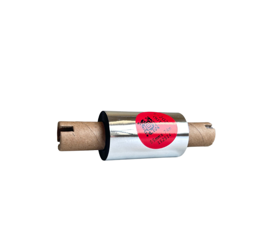 E-202 Premium Wachs-Harz Thermotransferband für Baumwolle 55mm x 74m OUT