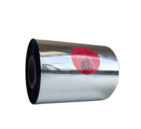 E-202 Premium Wachs-Harz Thermotransferband für Baumwolle 80mm x 300mb OUT