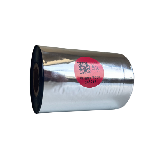 E-202 Premium Wachs-Harz Thermotransferband für Baumwolle 90mm x 300mb OUT