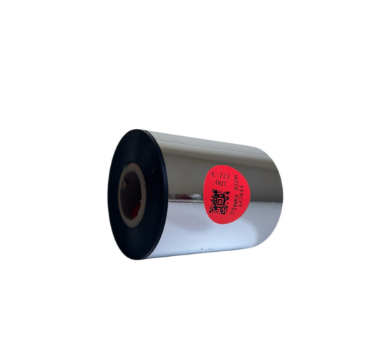 E-222 Premium Wachs-Harz Thermotransferband 75mm x 300m OUT E-222 Premium Wachs-Harz Thermotransferband 75mm x 300m OUT