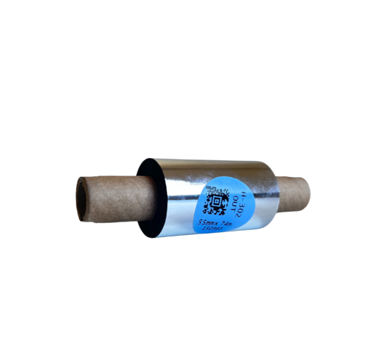 H-302 Premium-Harz Thermotransferband 55mm x 74m OUT