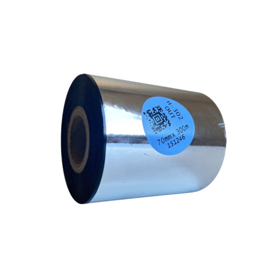 H-302 Premium-Harz Thermotransferband 70mm x 300m OUT