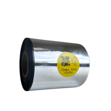 H-402 Harz-Thermotransferband für Folienetiketten 70mm x 300m OUT H-402 Harz-Thermotransferband für Folienetiketten 70mm x 300m OUT