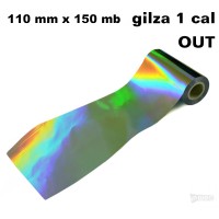 Hologrammband - Muster Regenbogen 110x150 OUT Thermotransferbänder
