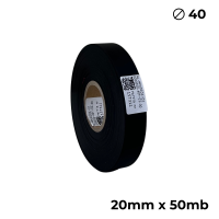 Doppelseitiges Polyurethan Schwarz Matt 20mm × 50m Premium