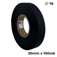 Doppelseitiges Polyurethan Schwarz Matt 30mm × 100m Premium