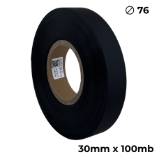 Doppelseitiges Polyurethan Schwarz Matt 30mm × 100m Premium