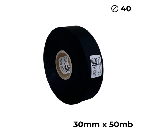 Doppelseitiges Polyurethan Schwarz Matt 30mm × 50m Premium