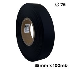 Doppelseitiges Polyurethan Schwarz Matt 35mm × 100m Premium