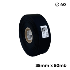 Doppelseitiges Polyurethan Schwarz Matt 35mm × 50m Premium