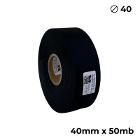 Doppelseitiges Polyurethan Schwarz Matt 40mm × 50m Premium