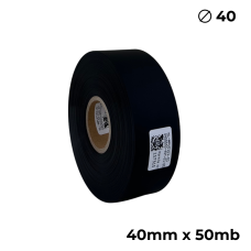 Doppelseitiges Polyurethan Schwarz Matt 40mm × 50m Premium