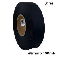 Doppelseitiges Polyurethan Schwarz Matt 45mm × 100m Premium