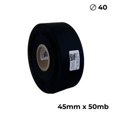 Doppelseitiges Polyurethan Schwarz Matt 45mm × 50m Premium