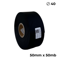 Doppelseitiges Polyurethan Schwarz Matt 50mm × 50m Premium