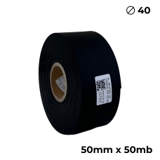 Doppelseitiges Polyurethan Schwarz Matt 50mm × 50m Premium
