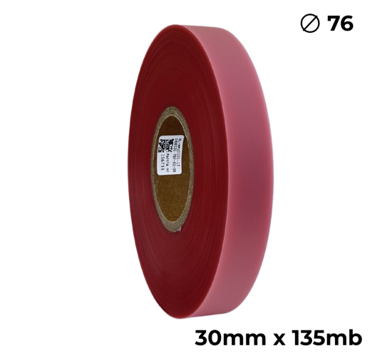 Doppelseitiges Polyurethan Transparent Rosa 30mm × 135m Premium