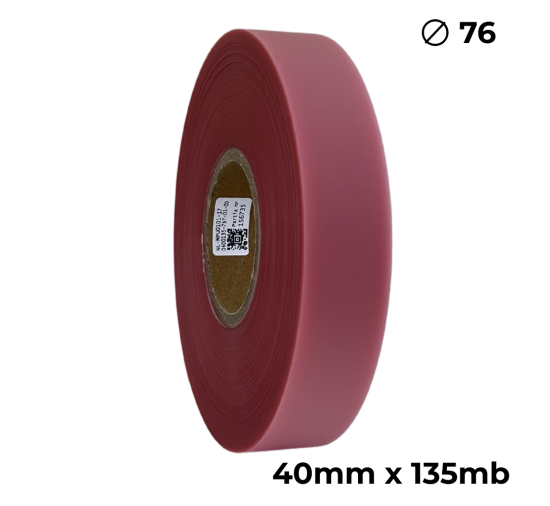 Doppelseitiges Polyurethan Transparent Rosa 40mm × 135m Premium