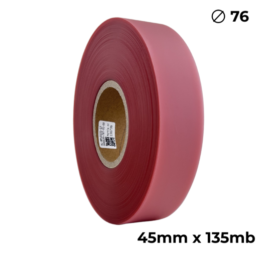 Doppelseitiges Polyurethan Transparent Rosa 45mm × 135m Premium