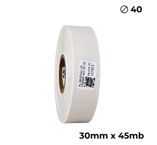 Doppelseitiges Polyurethan Cremefarben 30mm × 45m Premium