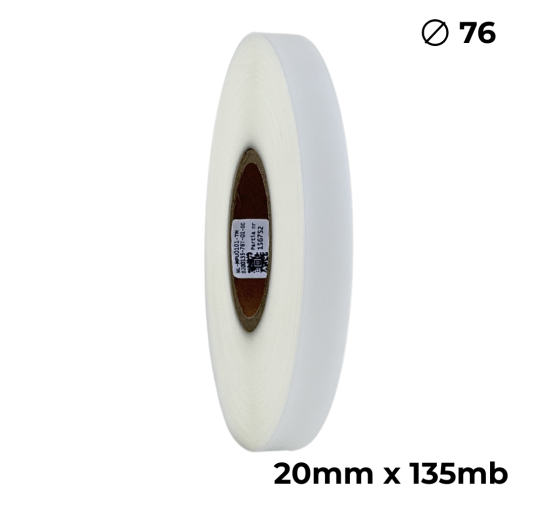 Doppelseitiges Polyurethan Transparent Matt 20mm x 135m Premium