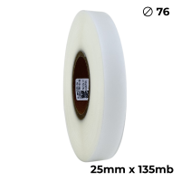 Doppelseitiges Polyurethan Transparent Matt 25mm x 135m Premium