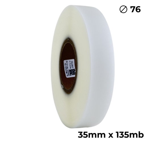 Doppelseitiges Polyurethan Transparent Matt 35mm x 135m Premium