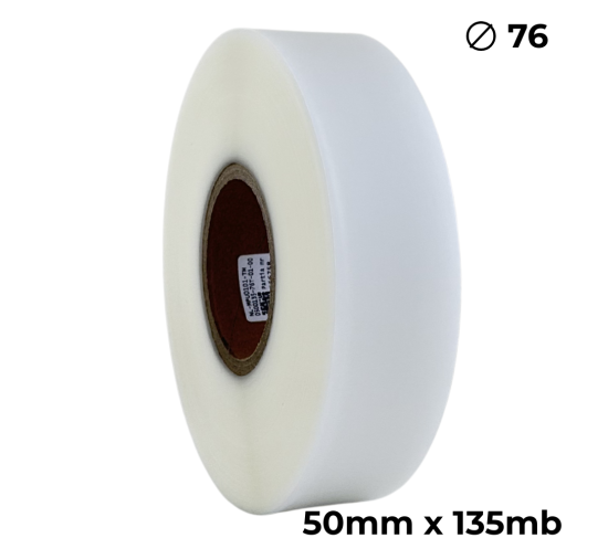 Doppelseitiges Polyurethan Transparent Matt 50mm x 135m Premium