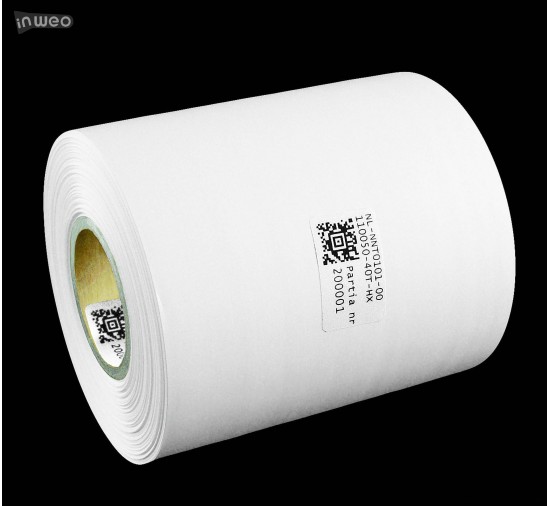 Nylonband beidseitig weiß PREMIUM OekoTex 110 mm x 50 m