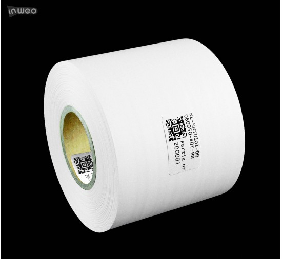 Nylonband beidseitig weiß PREMIUM OekoTex 80 mm x 50 m