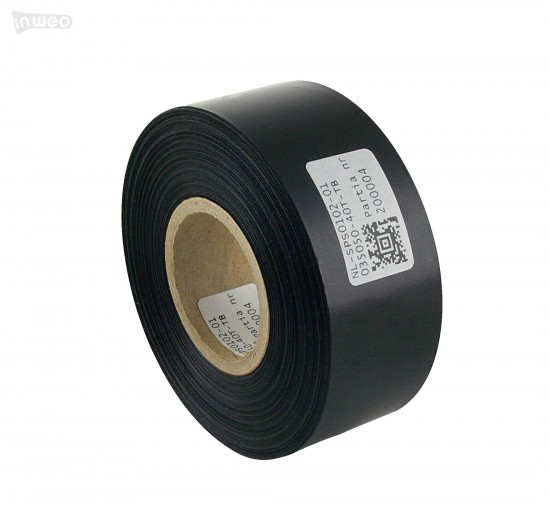 Schwarzes Satinband Premium 35 mm x 50 m