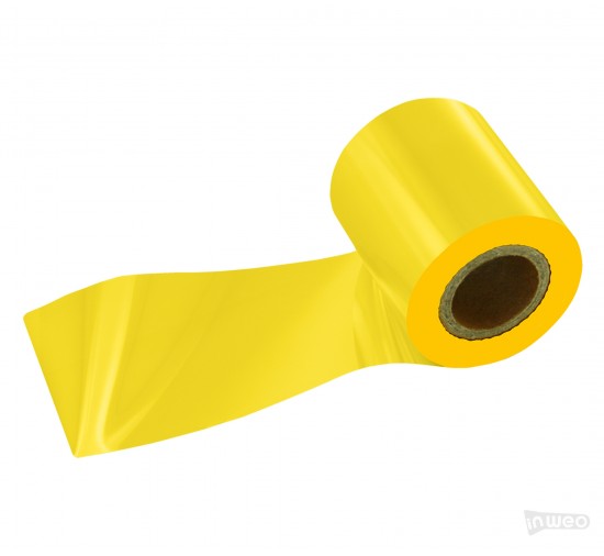 Gelb Harz-Thermotransferband für Folie 55x150 OUT